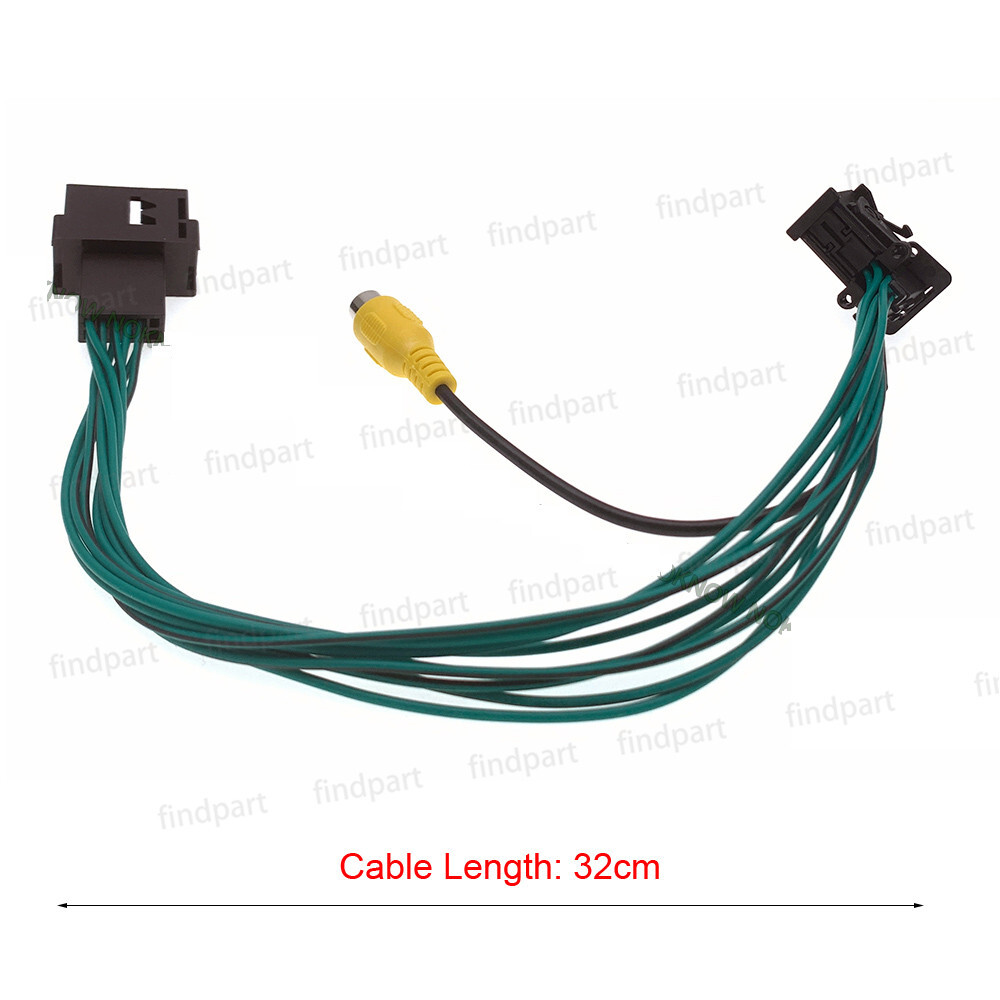 Reverse Back up Camera RCA Video Adapter Cable Wire for Ford SYNC 1 Focus Fiesta