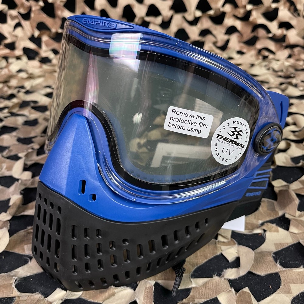 NEW Empire E-Flex Paintball Mask - Blue