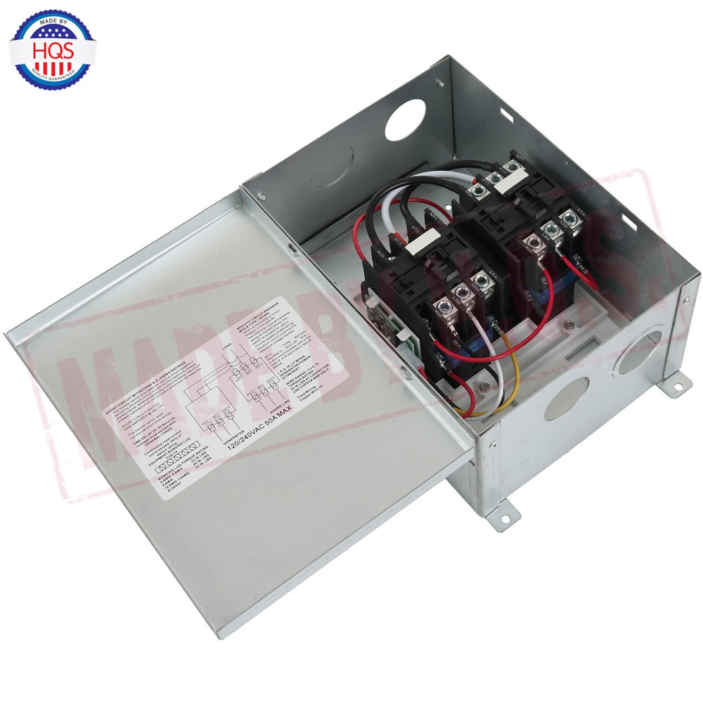 50 Amp Automatic Transfer Switch RV Transfer Switch, Applied For RV, Speedboats