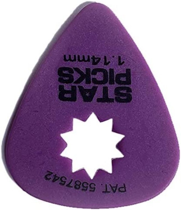 Everly Star Guitar Picks 24 Pack Variety Pack 4 of Each Size Sampler