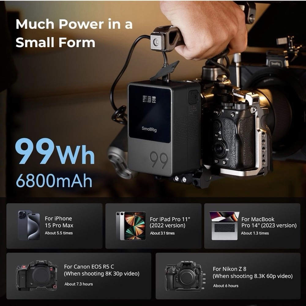 SmallRig VB99 Mini Mount Battery