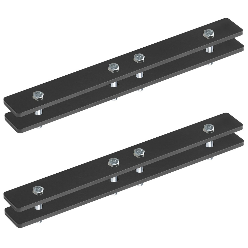 eoere 2 Sets Universal Gate Attaching Brackets for Driveway Gate, Swing Gate ...