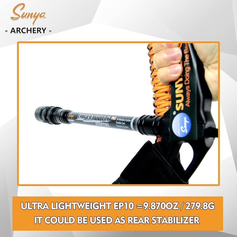 Flexible Core Carbon Fiber Bow Stabilizer 10"=