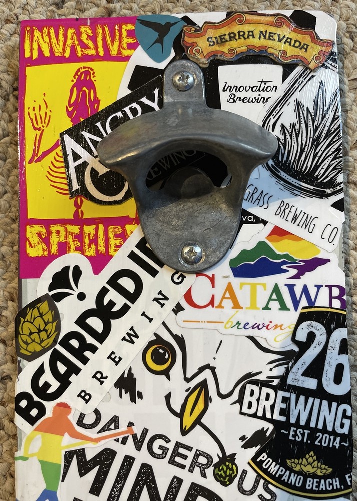 Handcrafted Craft Brewery Bottle Cap Catcher
