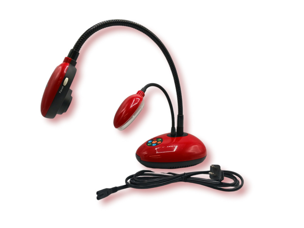 Lumens DC155 Digital Visualizer (Red) Document Camera Visual Presenter