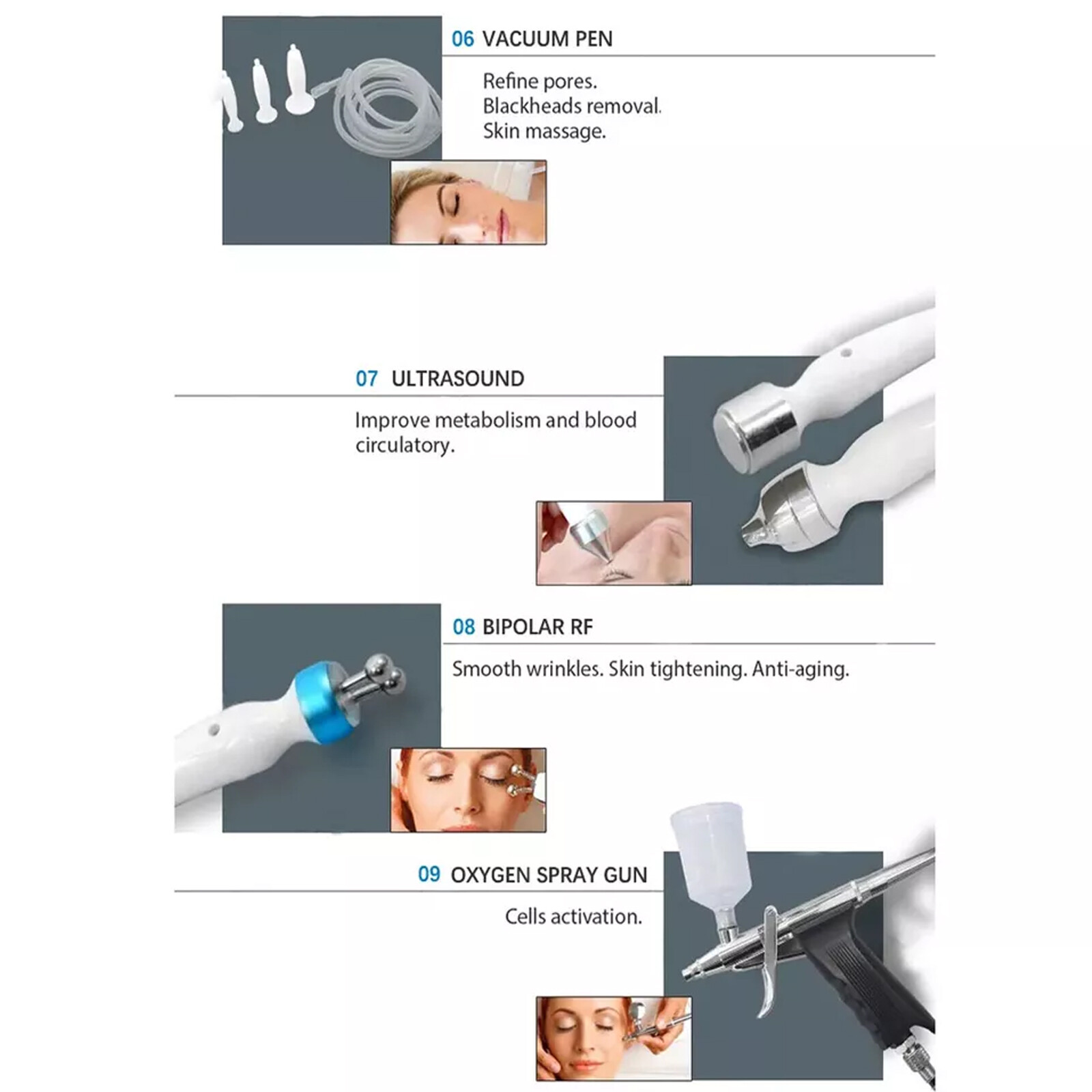 14in1 Hydra Spa Facial Beauty Machine Hydro Dermabrasion Skin Cleaning Face LijK