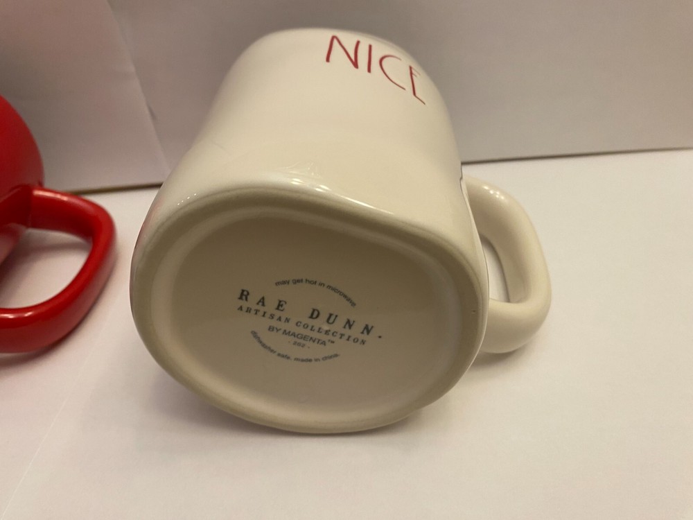 Naughty Nice Mugs by Rae Dunn