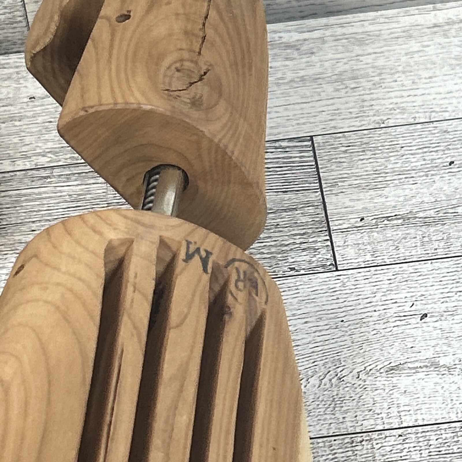 Allen Edmonds Shoe Trees Size Medium Cedar Wooden Stretchers Men's Full Toe