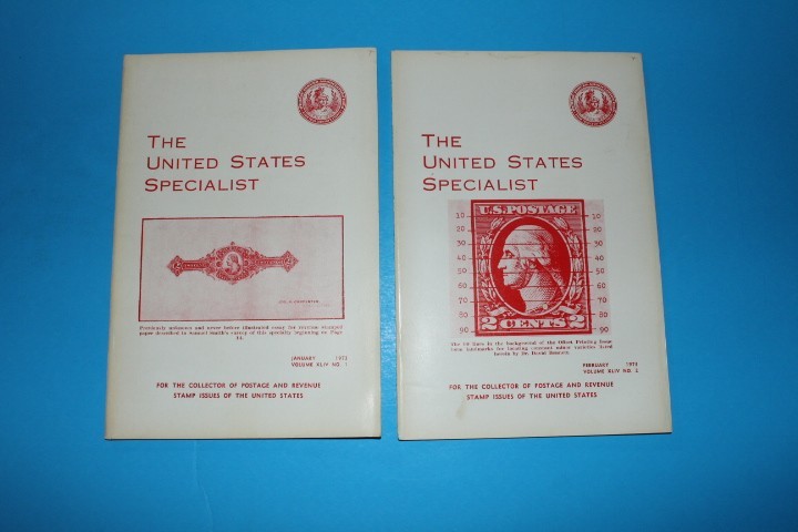 The United States Specialist Journal 1973 Full year BlueLakeStamps Timeless info