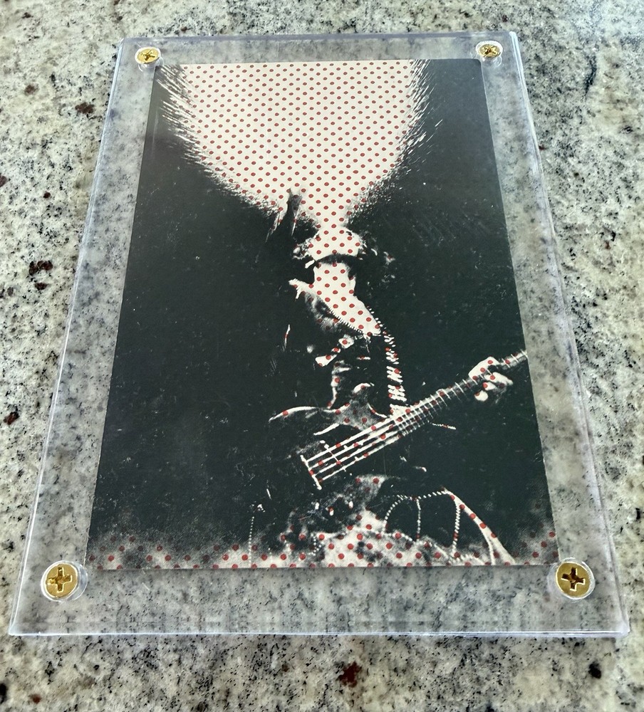 KISS 1974 FIRST ALBUM PROMO “IN CONCERT” POSTCARD AUCOIN VINTAGE RARE HOLY GRAIL