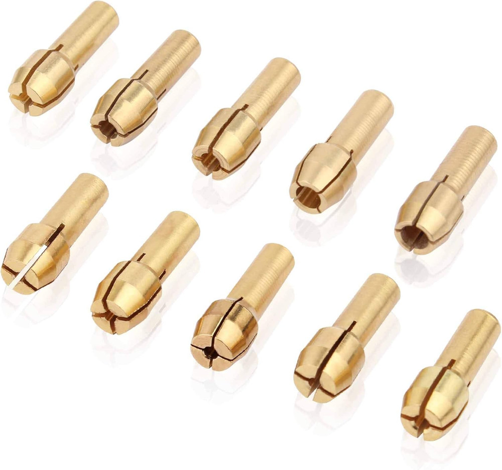TOMALL Brass Collet Mini Electric Grinder Quick Change Drill Chuck Bit Sets 0.5-
