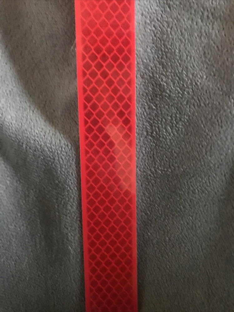 1" RED Class 2 Reflective DOT Safety Tape Adhesive Sticker