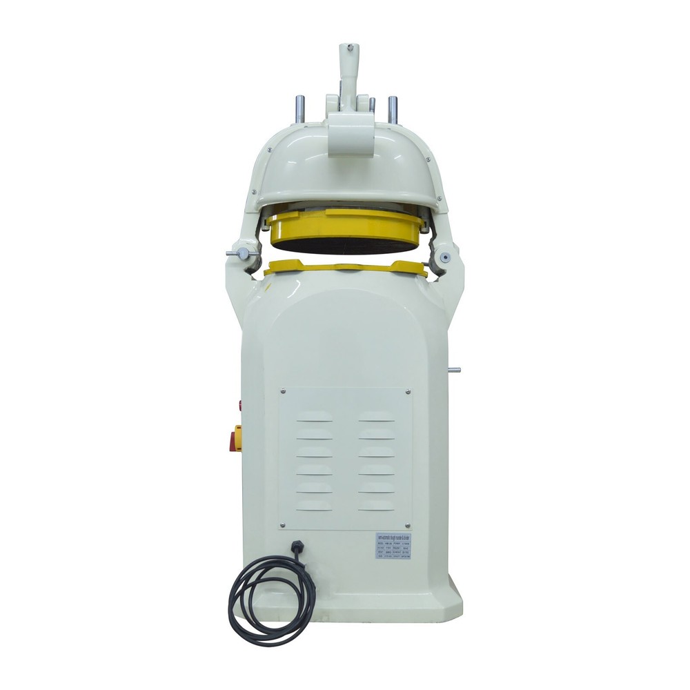 220V Semi-automatic Dough Cutting & Rounding Machine 16 Blocks Rolling Disc *3