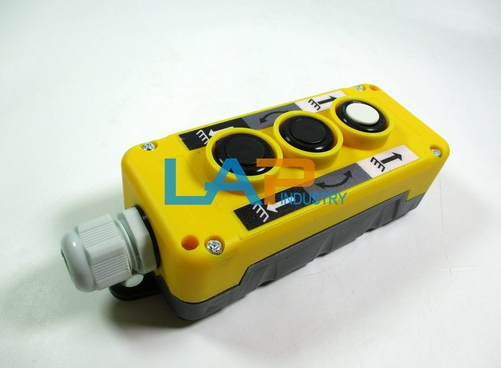 1 Pc. COP-3B Lifting And Unloading Tail Plate 3 Bit Crane Switch Button Box