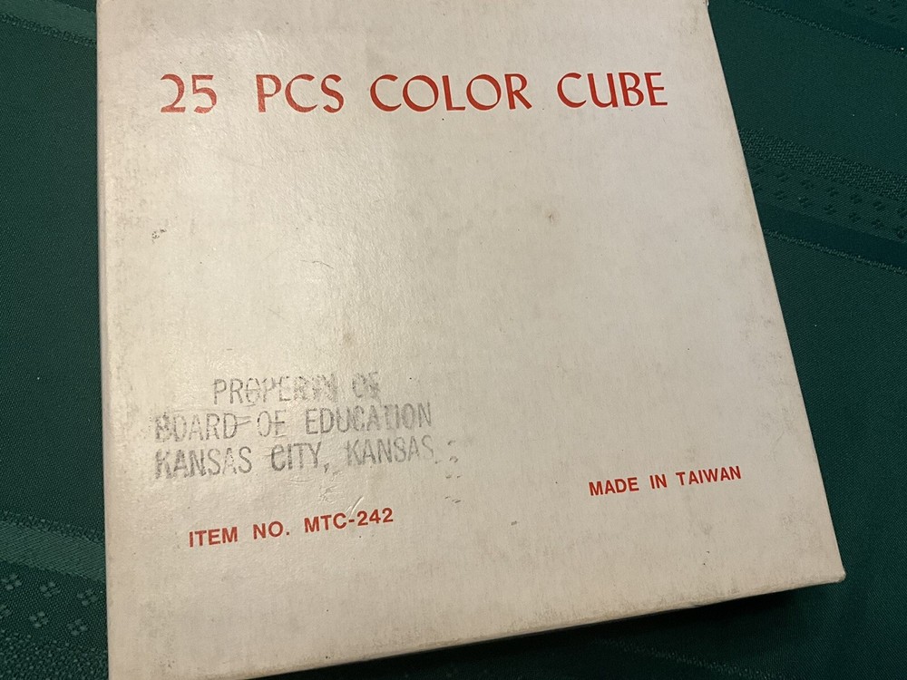 25 Pieces Color Cubes - Educational / Recreational