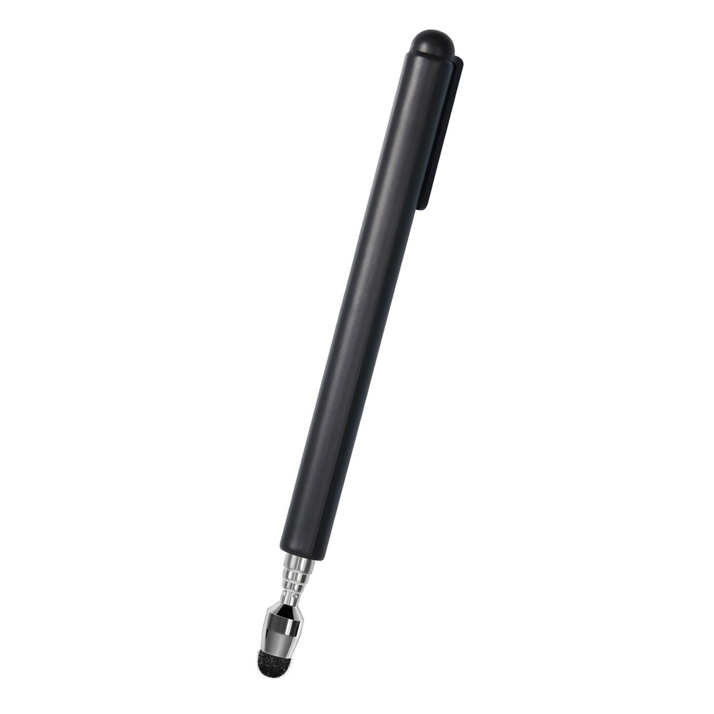 Universal Telescopic Stylus Pen for Touch Screens,Retractable Pointer Black-C