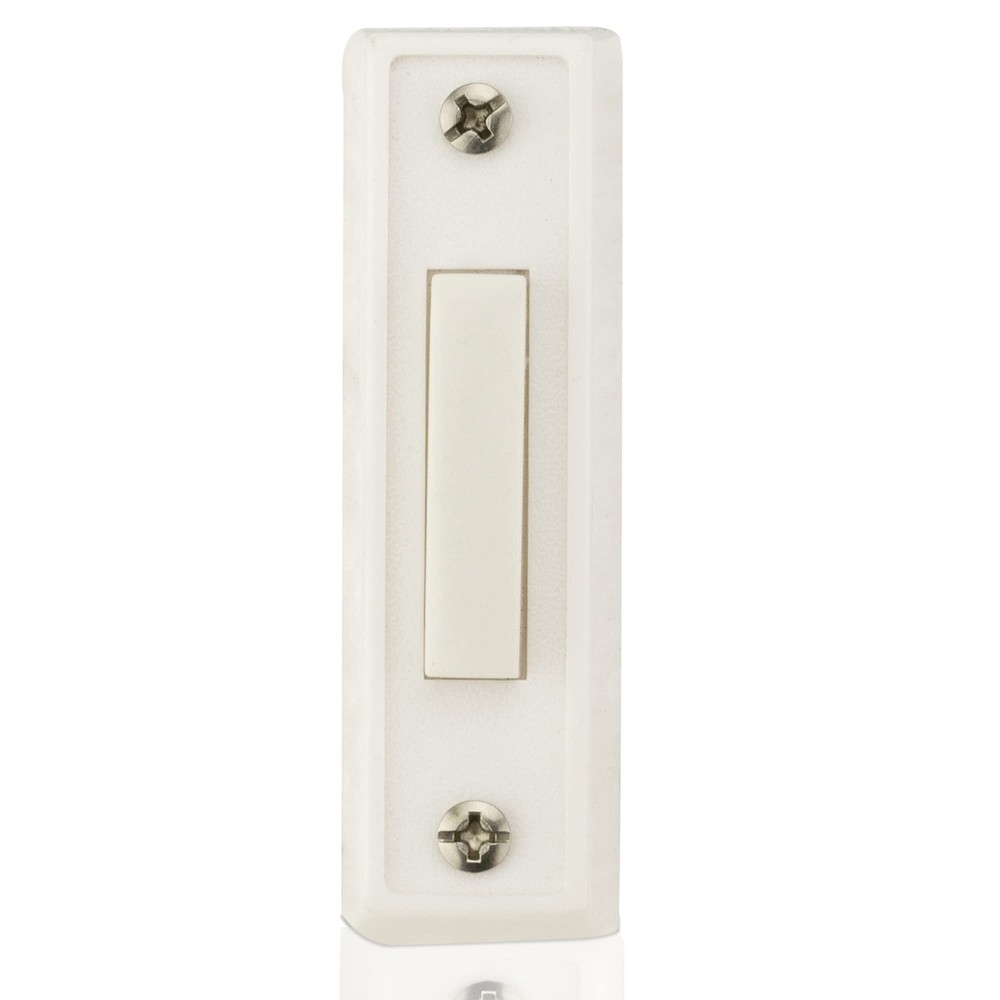 Bt1w Unlighted Doorbell Button 1pack White