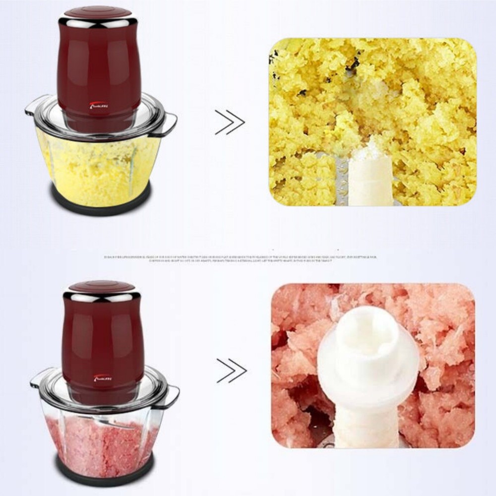 Electric Meat Grinder Multifunction Food Processor Mixer Chopper Vegetable Fruit