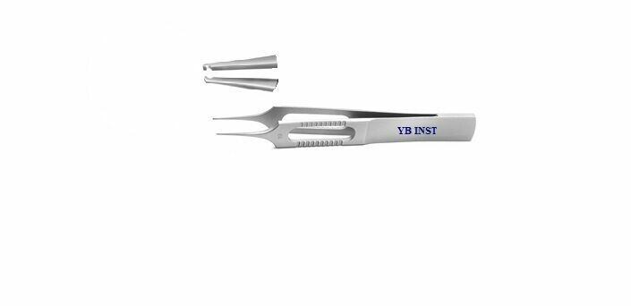 O R GRADE TISSUE FORCEPS MICRO GROOVED TIPS HOSKIN # 19
