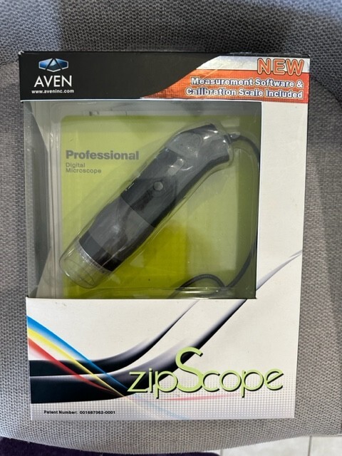 Aven 26700-302 Zip Scope USB Digital Microscope 9.0 Mega Pixel 200x Windows New