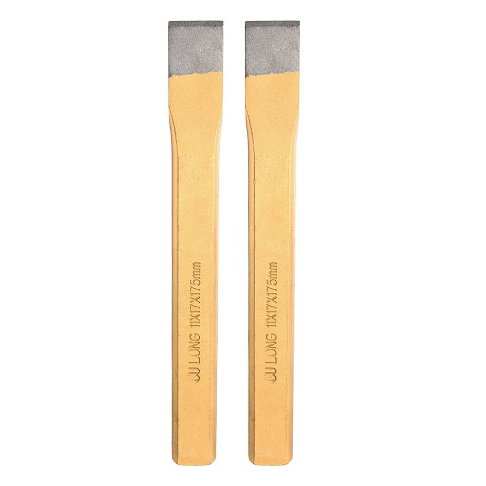 2pcs 2/3" Heavy Duty Cold Chisel 7" Long Alloy Steel Flat Cold Chisel