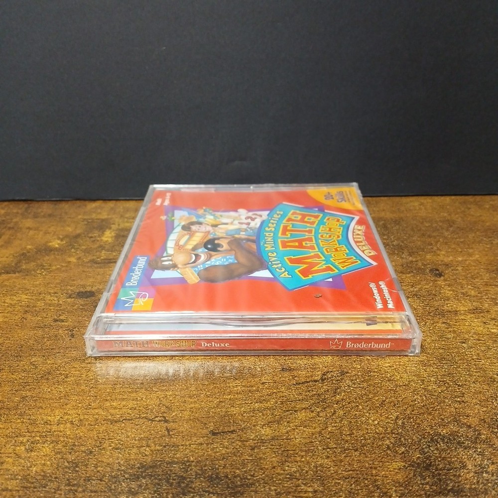 Math Workshop Deluxe PC MAC CD Learn Add Subtract Estimate Fraction Pattern Game