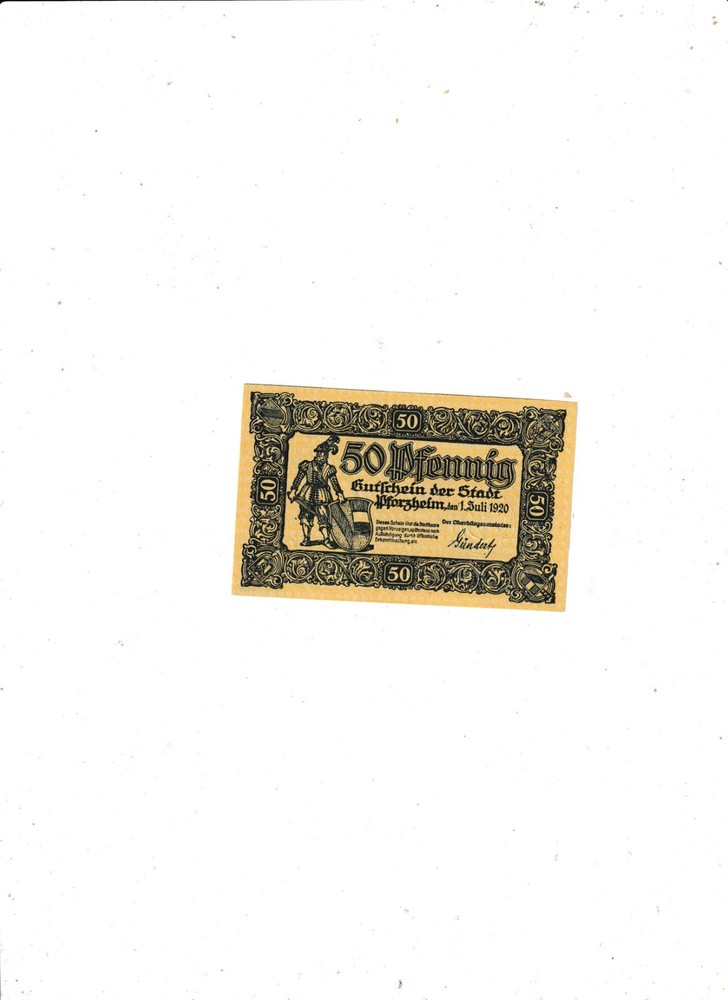 PFORZHEIM  50pfg  1920