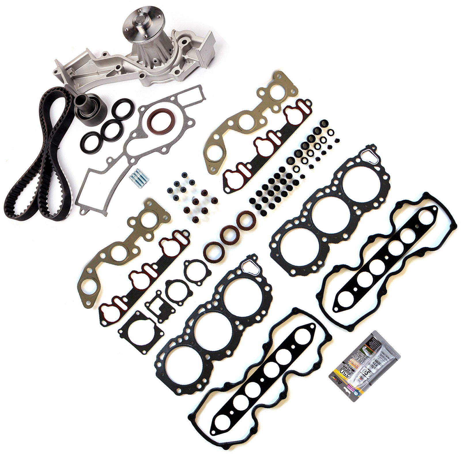 2000-2003 for Nissan for Xterra 3.3L Timing Belt Water Pump Head Gasket Set SOHC