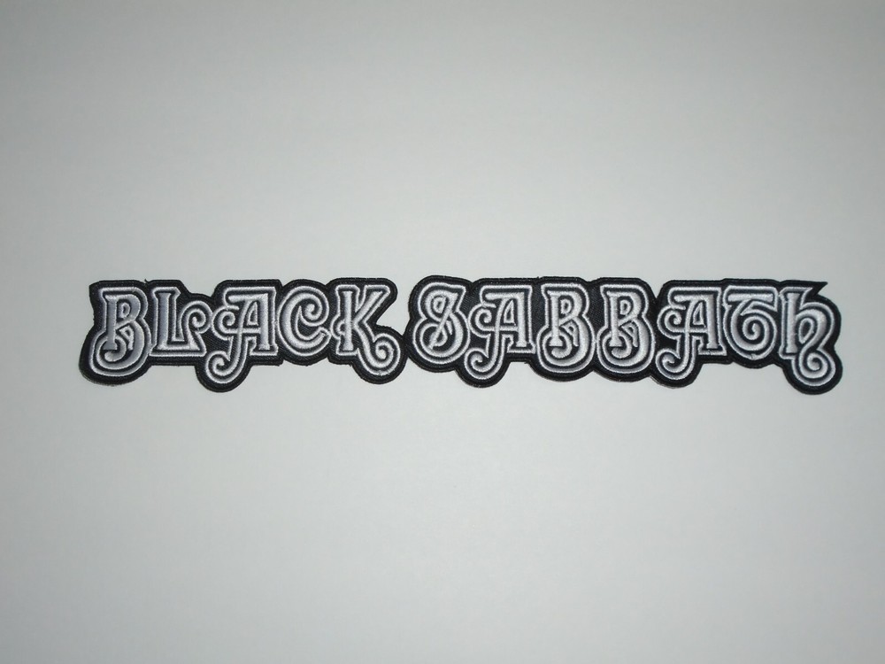 BLACK SABBATH OLD LOGO EMBROIDERED BACK PATCH