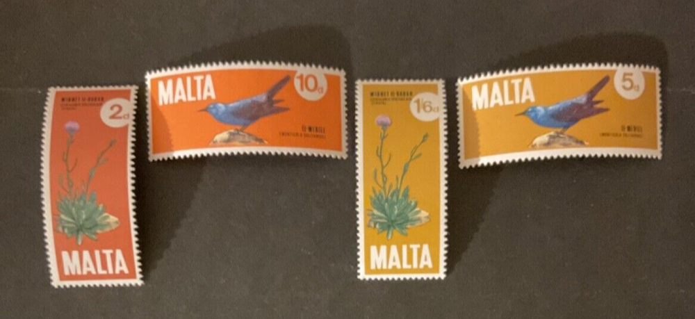 Malta Scott #432-5 never hinged