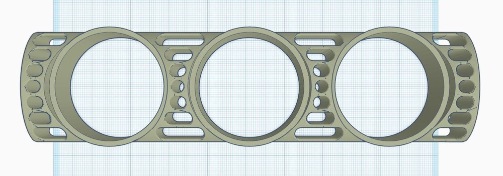 TRIPLE 52mm Boost Gauge Pod - Replace Vent for 1982 - 1992 BMW E30
