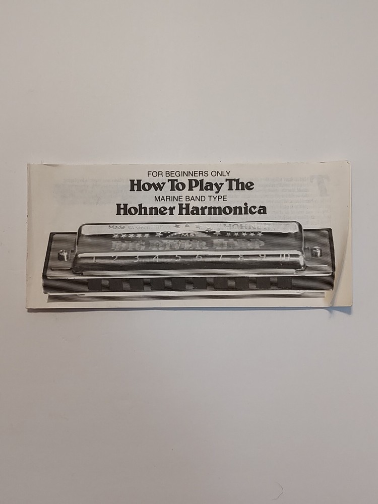 Vintage Hohner Big River Harp Harmonica Made In Germany