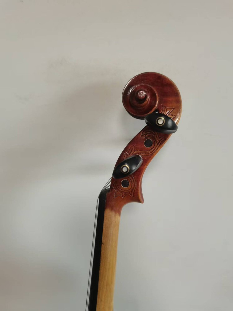 Master 4/4 violin Solid Flamed maple back spruce top hand carved K4256