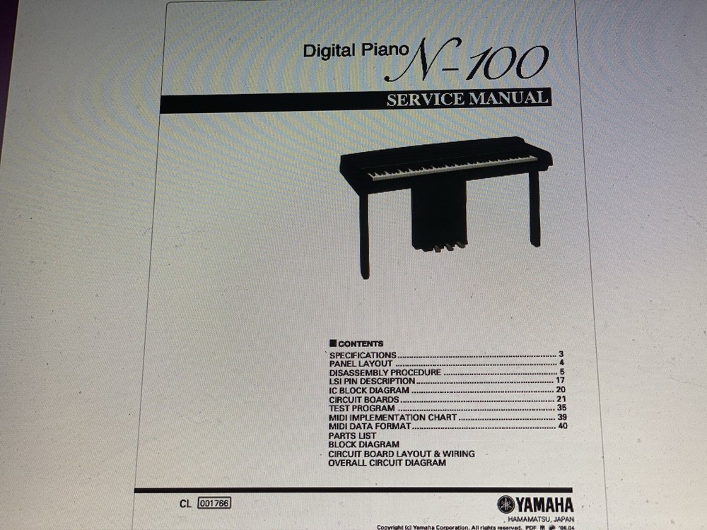 Yamaha N-100 Service Manual Digital