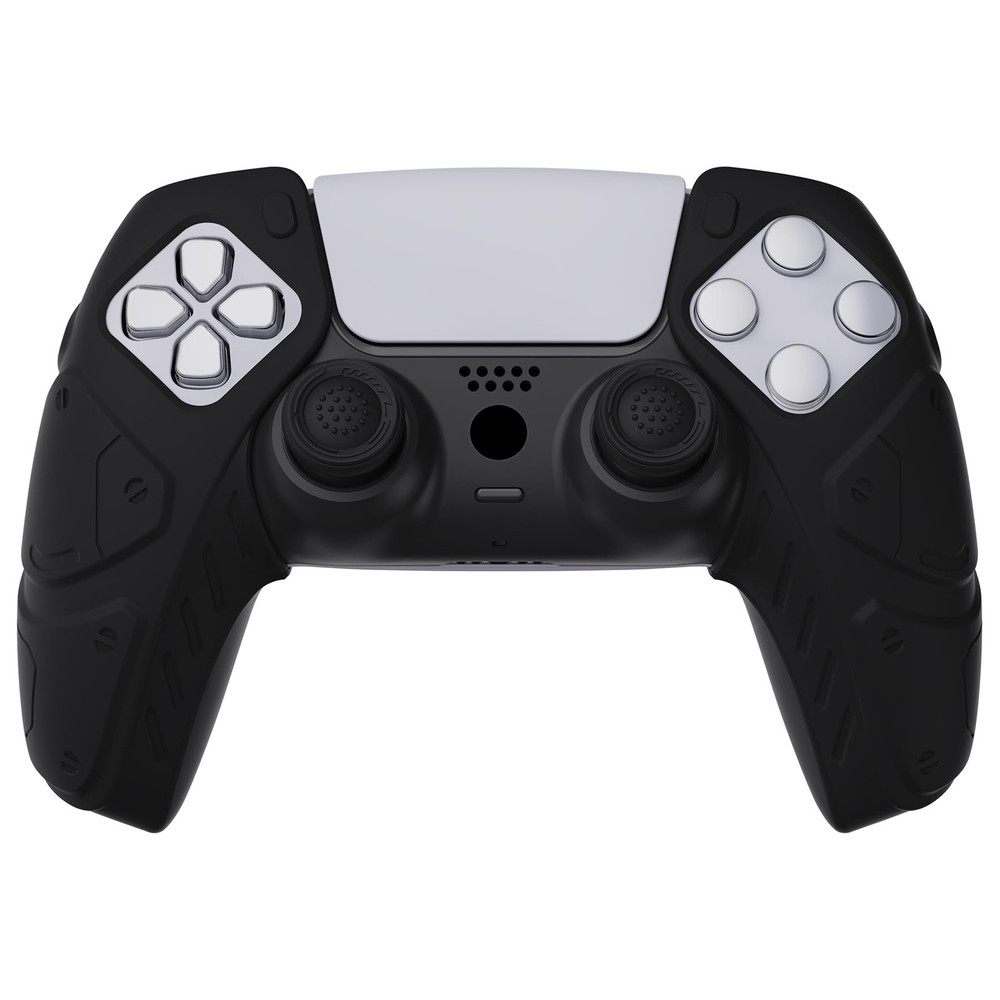PlayVital Mecha Edition Black Ergonomic Soft Controller Silicone Case