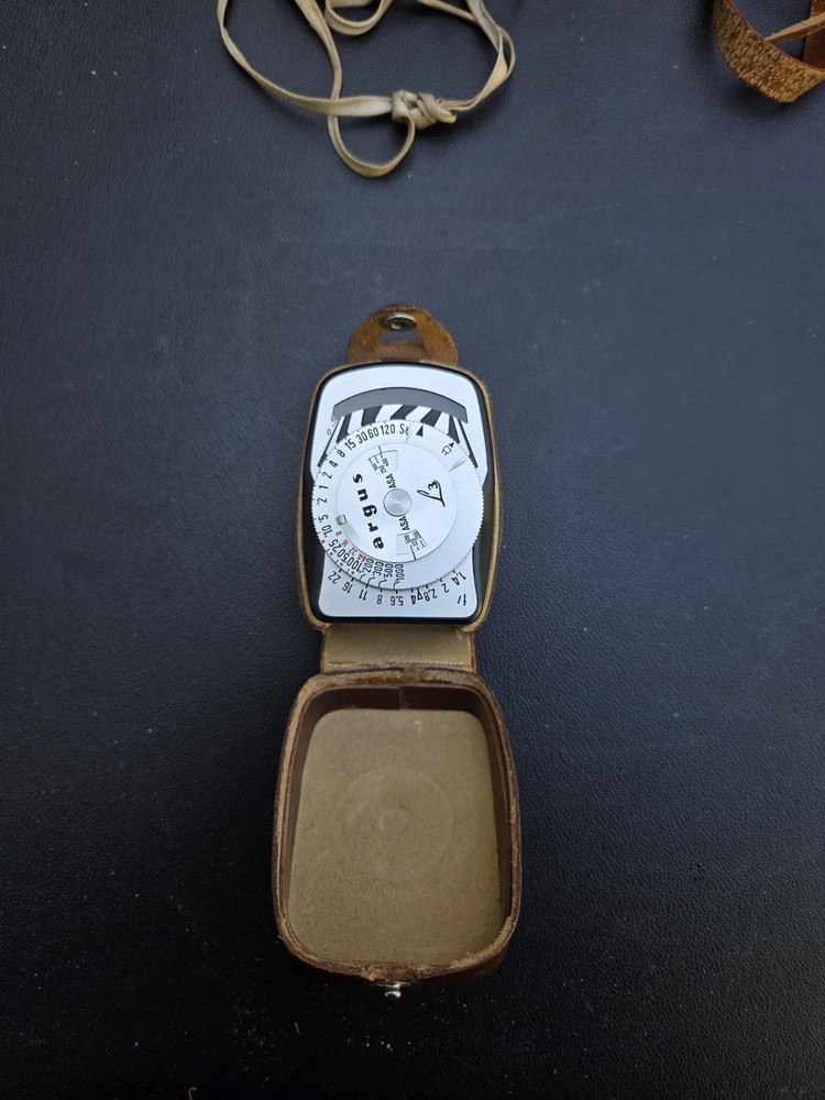 Argus Analog Exposure Meter for Camera with Case