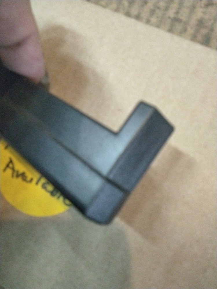 E track tie-down rail end cap end protector cover trailer black plastic plug
