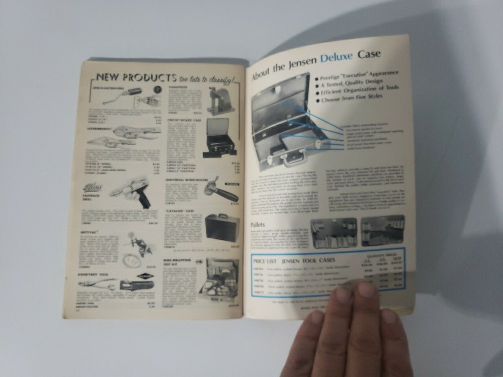 1974 JENSEN TOOLS ORIGINAL 112 PAGE CATALOG #674!!