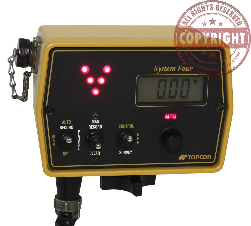 TOPCON 9255 SYSTEM FOUR MACHINE CONTROL BOX, PAVER, DOZER, SCRAPER