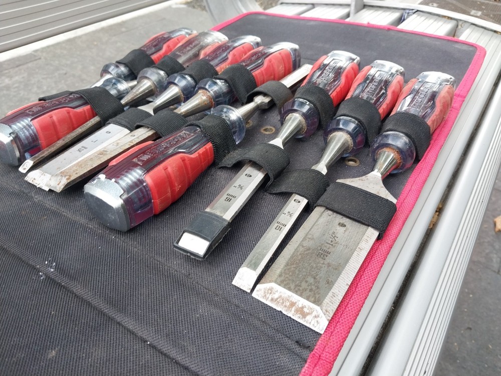 Xtorque Go-Thru Steel Core 9 Pce Chisel Set