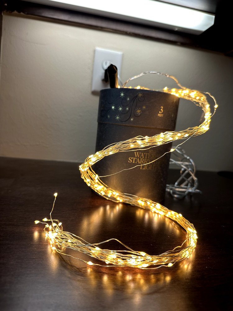 Restoration Hardware 3 Ft Starry String Lights Gold - In great condition