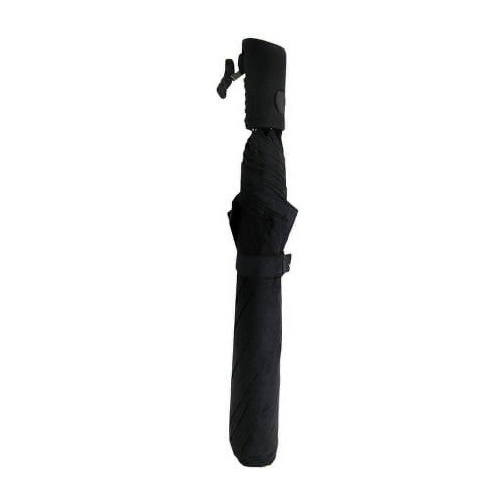 Automatic Open Folding Rain Umbrella Black