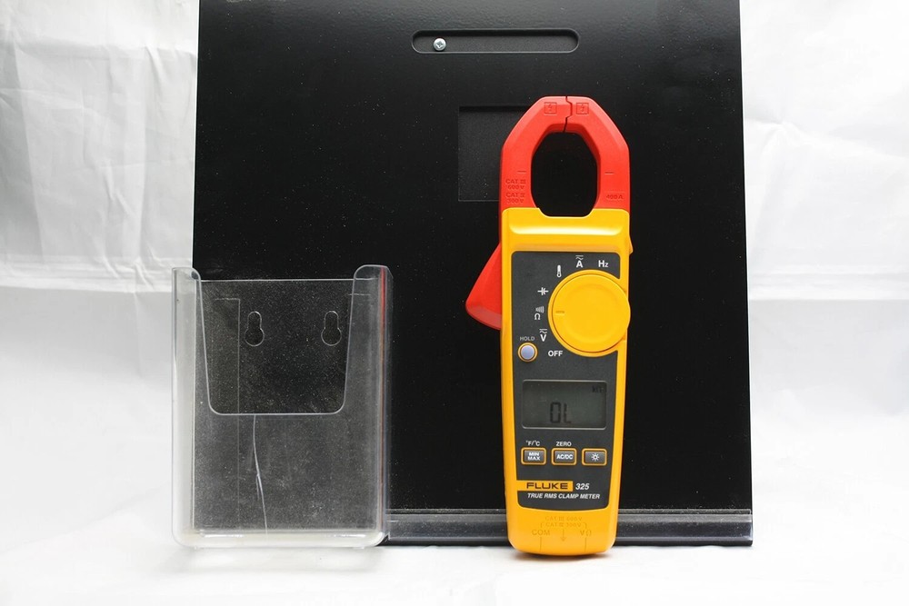 Fluke 325 True RMS AC DC Current Voltage Tester Capacitance Clamp Frequency NEW