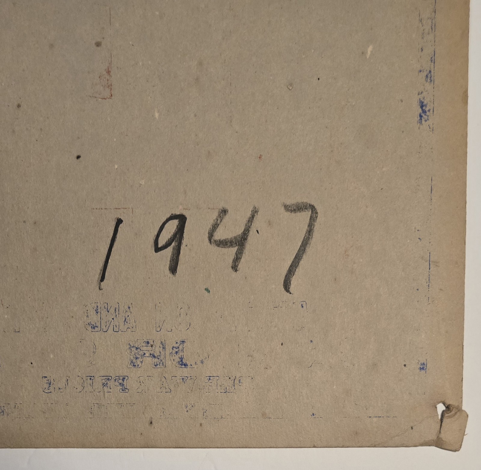 Vintage 1940s Lee Bros Circus Poster Jeffersonville NY 14" X 22" New York 1947