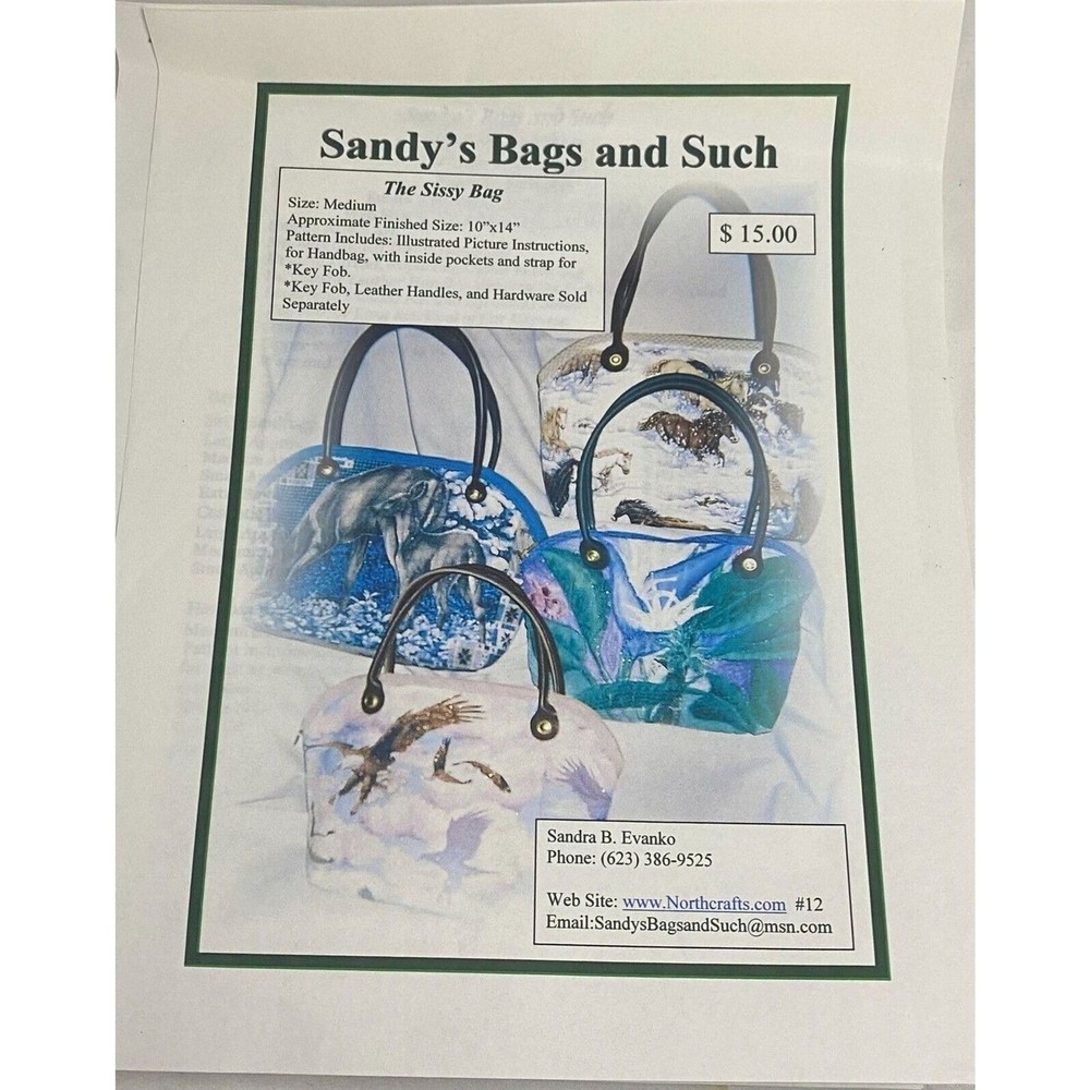 #5410 Sandys Bags and Such Sewing Pattern