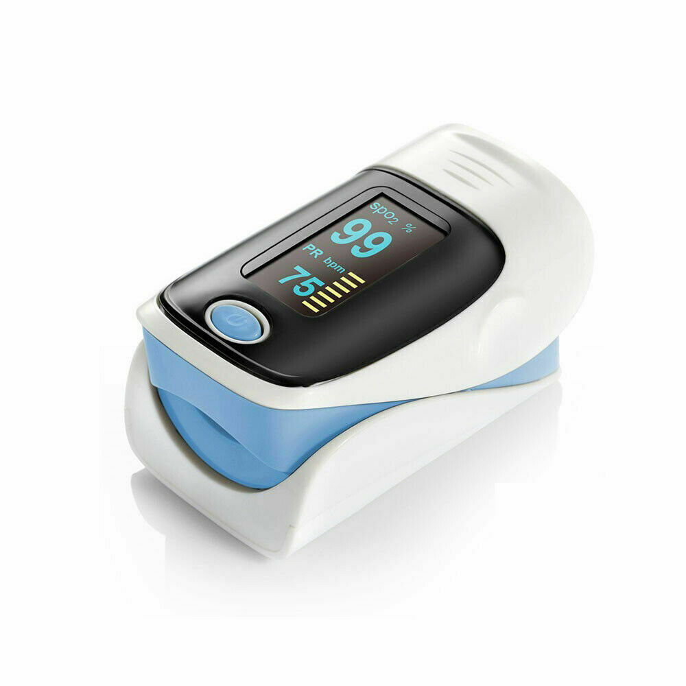 Finger Pulse Oximeter Heart Rate Blood Oxygen Saturation Monitor SpO2 PR Measure