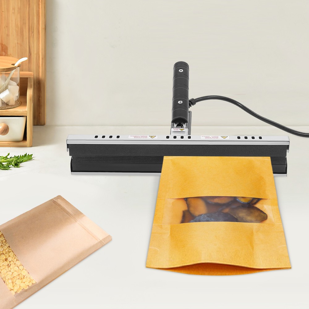 12" Portable Hand Sealing Machine with Adjustable Temperature Control