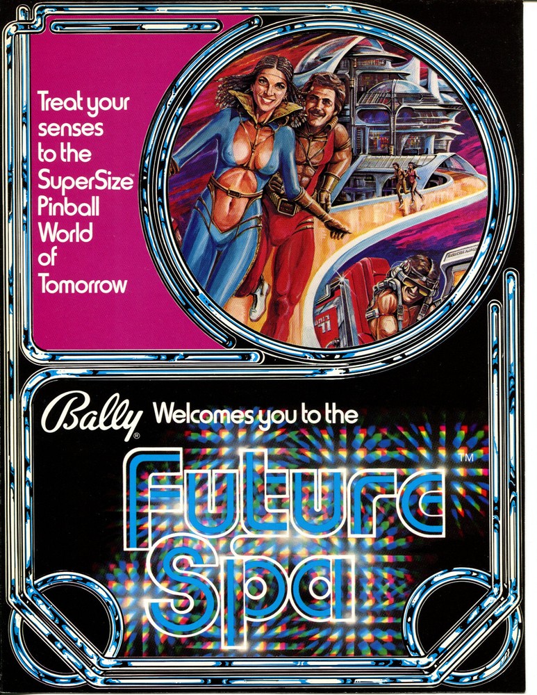 Future Spa Bally Pinball Flyer / Brochure / Ad - Mint Condition
