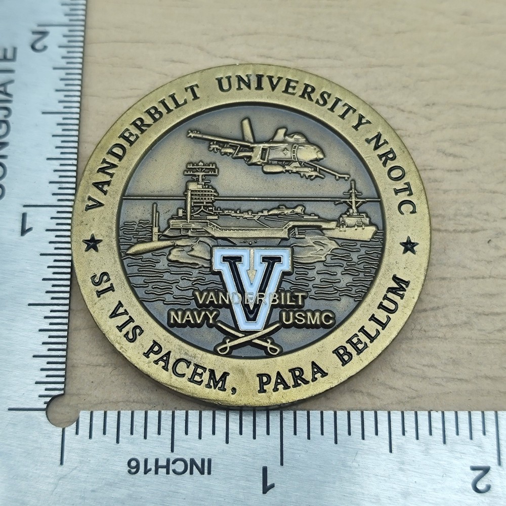 Vanderbilt University Nrotc Challenge Coin