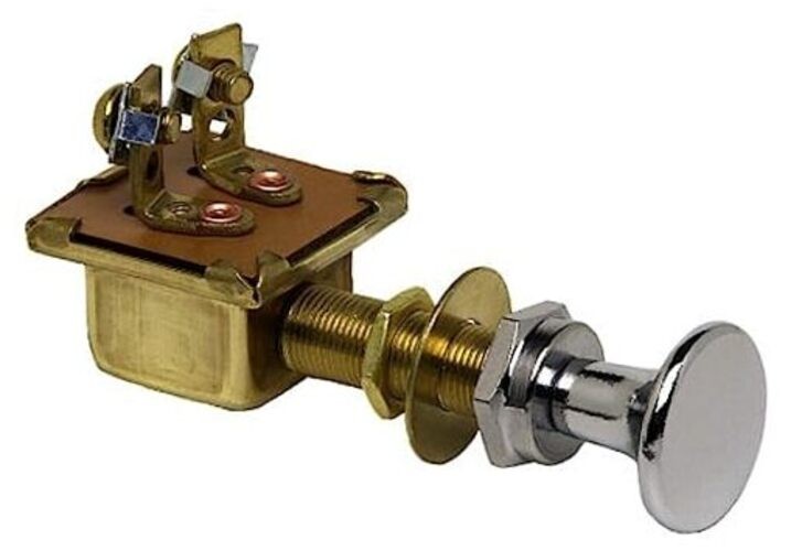 (M-482-BP) SPST Push-Pull Switch